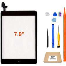 Заміна екрана для iPad Mini 1/iPad Mini 2, блок сенсорного дисплея з дигітайзером сенсорного екрана, з кнопкою Home