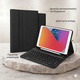 Чохол-клавіатура JADEMALL для iPad 9.7 / 10.2 (5/6/7/8/9 Gen, Air, Pro 9.7) Bluetooth кейс знімна клавіатура + тримач стилуса