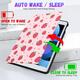 Чохол для iPad Mini 7.9" Uppuppy з малюнком полуниці, дитячий, PU шкіра + TPU, Auto Sleep/Wake, підставка, для iPad Mini 1/2/3/4/5