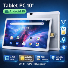 Планшет HANWEIER Tablet PC B06, 10", Android 10, 4/64GB, Sim Card 4G, Wi-Fi, GPS, Bluetooth, серый