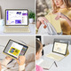 Чохол-клавіатура JADEMALL для iPad 10 (10.9", 2022, A2696/A2757/A2777), Bluetooth, QWERTZU, знімна, жовтий