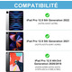 Клавіатура-чохол з трекпадом для iPad Pro 12.9" (2022–2018) 6-го/5-го/4-го/3-го — блакитний, як ноутбук у твоїх руках QWERTZU
