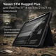 Чохол STM Rugged Plus для iPad 4 покоління 9.7 дюйма — ударостійкий захисний кейс, чорний, Military Standard
