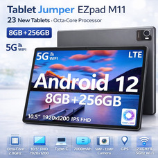 Планшет 10.5" Jumper EZpad M11 8/256Gb 8 ядер 4G LTE 2SIM Android 12 7000mAh Grey: Потужний та Універсальний
