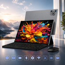 Планшет TAB30 10.1" (22/128GB) Android 14 Gray: 8-ядерний процесор, 8000mAh, Widevine L1 + Клавіатура та Миша