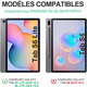 Чохол-клавіатура JADEMALL для Samsung Galaxy Tab S6 Lite 10.4 дюймів 2022/2020, знімна магнітна Bluetooth-клавіатура QWERTZU