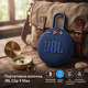 Портативна колонка JBL Clip 3 Blue Bluetooth, IPX7, до 10 год, мікрофон, карабін, компактна акустика