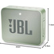 Портативна колонка JBL Go Essential 2 Green| Bluetooth 4.2, 3.1 Вт, IP67, до 5 год, USB-C, компактна акустика