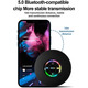 Водонепроникна Bluetooth-колонка - чорна