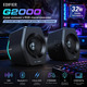 Ігрові колонки Edifier G2000 RGB Black: 32 Вт, Bluetooth 5.1, USB, AUX, 12 ефектів підсвічування, EQ режими