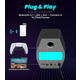 Ігрові колонки Edifier G2000 RGB Black: 32 Вт, Bluetooth 5.1, USB, AUX, 12 ефектів підсвічування, EQ режими