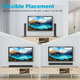 Саундбар 2.0 HoYLluDLL 32" 2-в-1: роздільна конструкція, 3D об'ємний звук, Bluetooth 5.3, HDMI ARC, Оптичний, AUX
