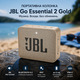 Портативна колонка JBL Go Essential 2 Gold | Bluetooth 4.2, 3.1 Вт, IP67, до 5 год, USB-C, компактна акустика