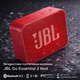 Портативна колонка JBL Go Essential 2 Red | Bluetooth 4.2, 3.1 Вт, IP67, до 5 год, USB-C, компактна акустика