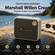 Портативна колонка Marshall Willen Cream: Bluetooth 5.1, захист IP67, 15+ годин автономності, вбудований мікрофон, колір Бежевий