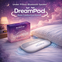 Динамік DreamPod під подушку для сну Bluetooth, кісткова провідність звуку | Бездротовий, тонкий, 20 годин роботи від батареї