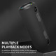 Портативна роздільна Bluetooth-колонка CYBORIS C10 2в1 20W IPX6: стерео 360°, 24г відтворення, Чорна