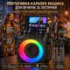 Караоке-система Vaustar PartyBox: Портативна Bluetooth колонка з 2 бездротовими мікрофонами, TWS, LED-шоу та ременем