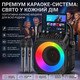 Караоке-система Vaustar PartyBox: Портативна Bluetooth колонка з 2 бездротовими мікрофонами, TWS, LED-шоу та ременем