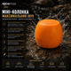Портативна Bluetooth колонка Boompods Zero Orange Бездротова міні акустика 10W Водонепроникна IPX6 з мікрофоном та функцією селфі