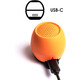 Портативна Bluetooth колонка Boompods Zero Orange Бездротова міні акустика 10W Водонепроникна IPX6 з мікрофоном та функцією селфі