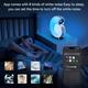 Колонка нічник Ракушка музична смарт-колонка Bluetooth з підсвіткою акустична система з будильником