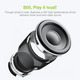 Портативна Bluetooth колонка EWA A106 Pro Black Бездротова міні акустика з басовим випромінювачем Водонепроникна IP67 Чохол
