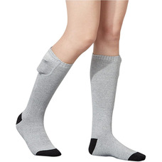 Шкарпетки з Підігрівом Акумуляторні Термошкарпетки ємністю 4000 мА·год Сірі