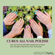 Уцінка Світлодіодна лампа для нігтів Sensationail Gel, лак для нігтів вдома, швидке затвердіння, розумний сенсор, хромов