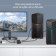 Двонаправлений перемикач DisplayPort 8K DP 1.4 8K@30Hz 4K@120Hz Розгалужувач-конвертер для кількох джерел та дисплеїв