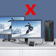 Двонаправлений перемикач DisplayPort 8K DP 1.4 8K@30Hz 4K@120Hz Розгалужувач-конвертер для кількох джерел та дисплеїв