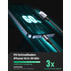 Кабель UGREEN USB-C to Lightning 1м Black — Зарядний кабель Type-C для iPhone з сертифікацією Apple MFi та швидкою зарядкою PD