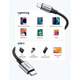 Кабель UGREEN USB-C to Lightning 1м Black — Зарядний кабель Type-C для iPhone з сертифікацією Apple MFi та швидкою зарядкою PD