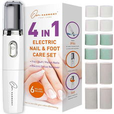 Own Harmony електрична машинка для нігтів засіб для видалення мозолів Foot Care і комплектом з 12 роликів