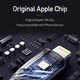 Зарядний кабель USB Type-C з нейлоновим плетенням, сертифікований MFi, кабель Apple Lightning, швидка зарядка (швидше в 2,5 рази)