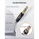 Кабель AUX 3.5 mm - 3.5 mm mini jack M / F Tiegem 1 метр