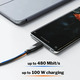Кабель USB-C KabelDirekt Thunderbolt 4 / USB4 1 метр KabelDirekt