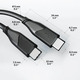 Кабель USB-C KabelDirekt Thunderbolt 4 / USB4 1 метр KabelDirekt