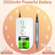 Уцінка Електричний фрезер для манікюру NAILGIRLS T18 35000 об/хв, акумуляторний, 11 фрез, професійний для гелю та акрилу