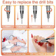 Уцінка Електричний фрезер для манікюру NAILGIRLS T18 35000 об/хв, акумуляторний, 11 фрез, професійний для гелю та акрилу