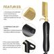 Електричний гребінець випрямляч для волосся з насадкою High Heat Brush / Стайлер гребінець для вирівнювання волосся