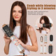 Фен-щітка UKLISS WT-623 6 в 1, стайлер для волосся 1000 Вт фен браш, мультистайлер з насадками для сушіння, завивки та випрямлення