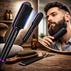 Щітка Гребінець-випрямляч для бороди TYMO Ring Hair Straightener Comb