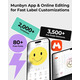 Термопринтер етикеток MUNBYN RealWriter 130B (Bluetooth / USB) бездротовий термопринтер 4x6 для посилок