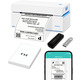 Термопринтер етикеток ORGSTA T001 Plus (4x6) Bluetooth/USB для Нової Пошти, Укрпошти, Amazon FBA, білий