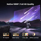 Міні-проектор iWIMIUS S29 30000 люмен Smart FHD 1080P портативний проектор з підтримкою 4K, Wi-Fi6 Bluetooth 50% зум 360°