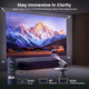 Міні-проектор iWIMIUS S29 30000 люмен Smart FHD 1080P портативний проектор з підтримкою 4K, Wi-Fi6 Bluetooth 50% зум 360°