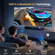 Відеопроектор Alwtniet HY310 4K Full HD Android 11: Ваш персональний кінотеатр з автокорекцією та Wi-Fi 6