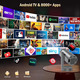 Смарт-проектор Xivolw 4K Android 13: портативний міні-кінотеатр, WiFi 6, Bluetooth 5.4, поворотна підставка 270°, 20000 Lm