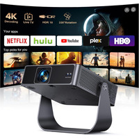 Смарт-проектор PUTRIMS 4K Full HD: Автофокус, WiFi 6, Bluetooth, поворот 330°, вбудований Netflix/YouTube та 1000+ каналів